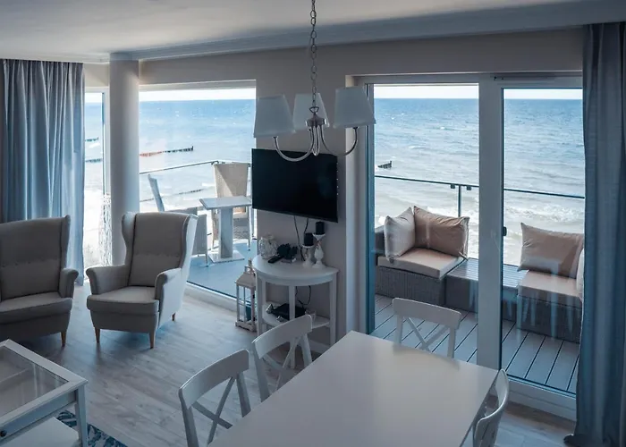 Seaside Premium Premium Z Widokiem Na Morze Sailor Apartman Ustronie Morskie